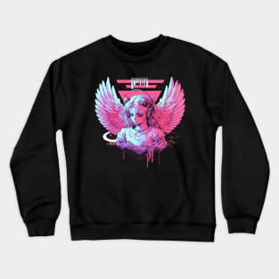 angel aesthetic survive Crewneck Sweatshirt